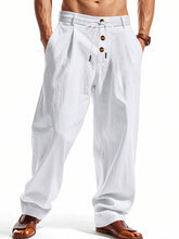 Men's breathable linen loose casual Pants