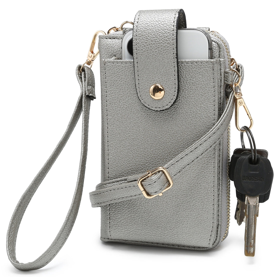 women's crossbody wallet cell phone holder