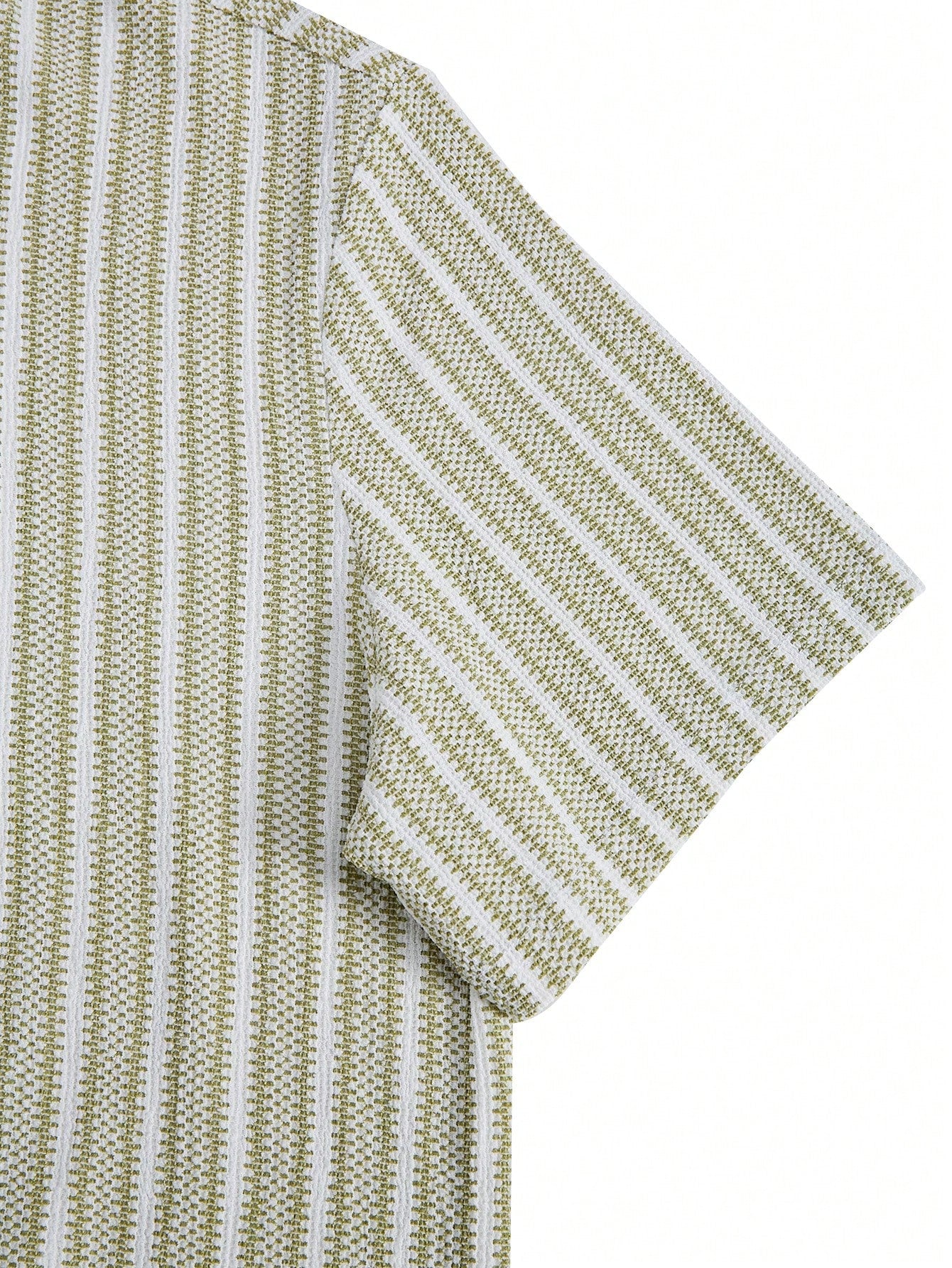 Men's Summer Casual Striped Short Sleeve Polo Shirt