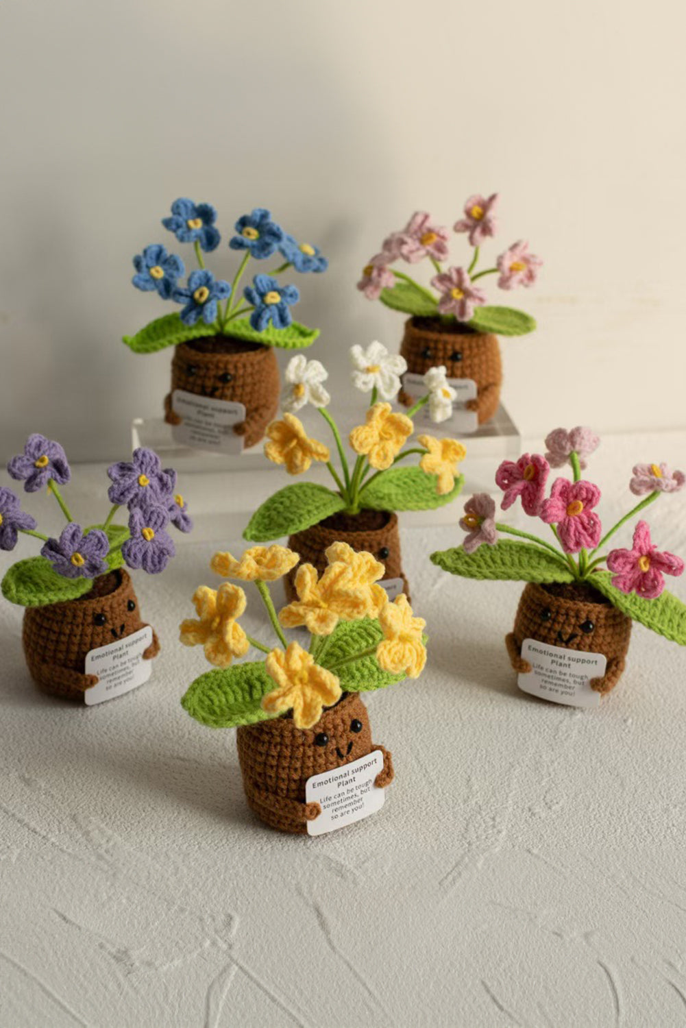 Ginger Cute Gift Crochet Sunflower Pot