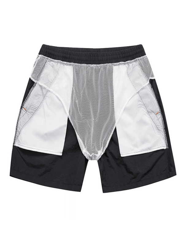 men's Quick-drying shorts men's casual quarter pants beach shorts